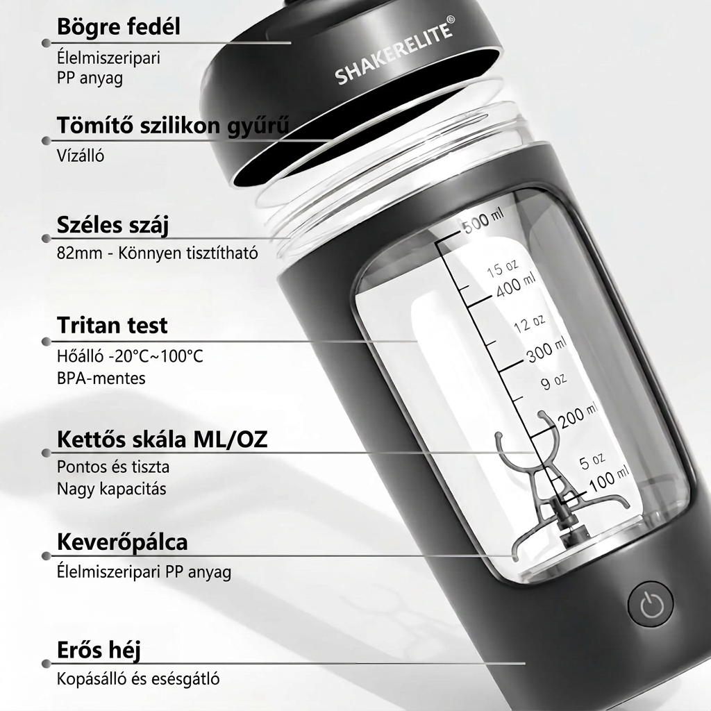 ShakerElite® Elektromos Protein Shaker