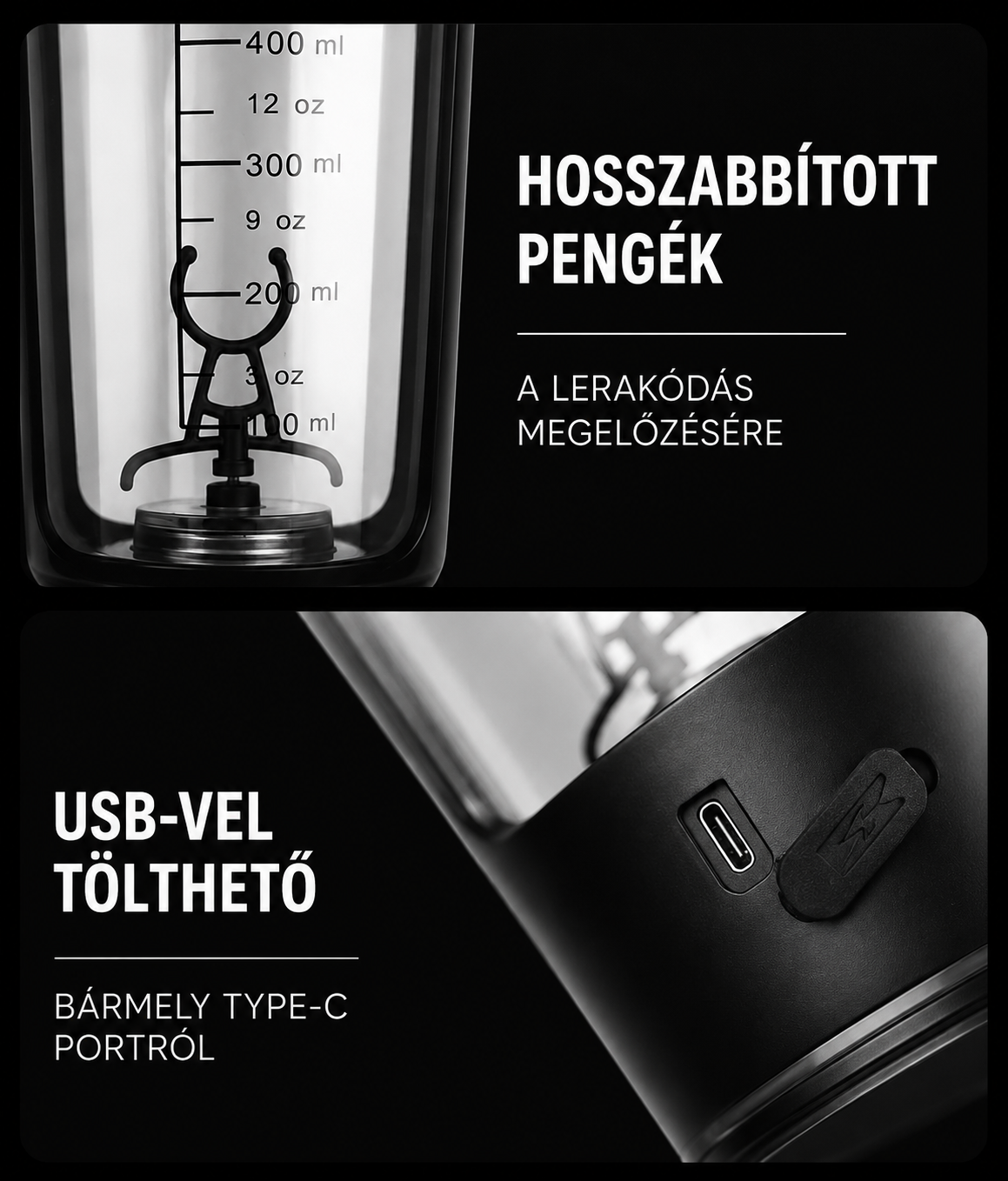 ShakerElite® Elektromos Protein Shaker